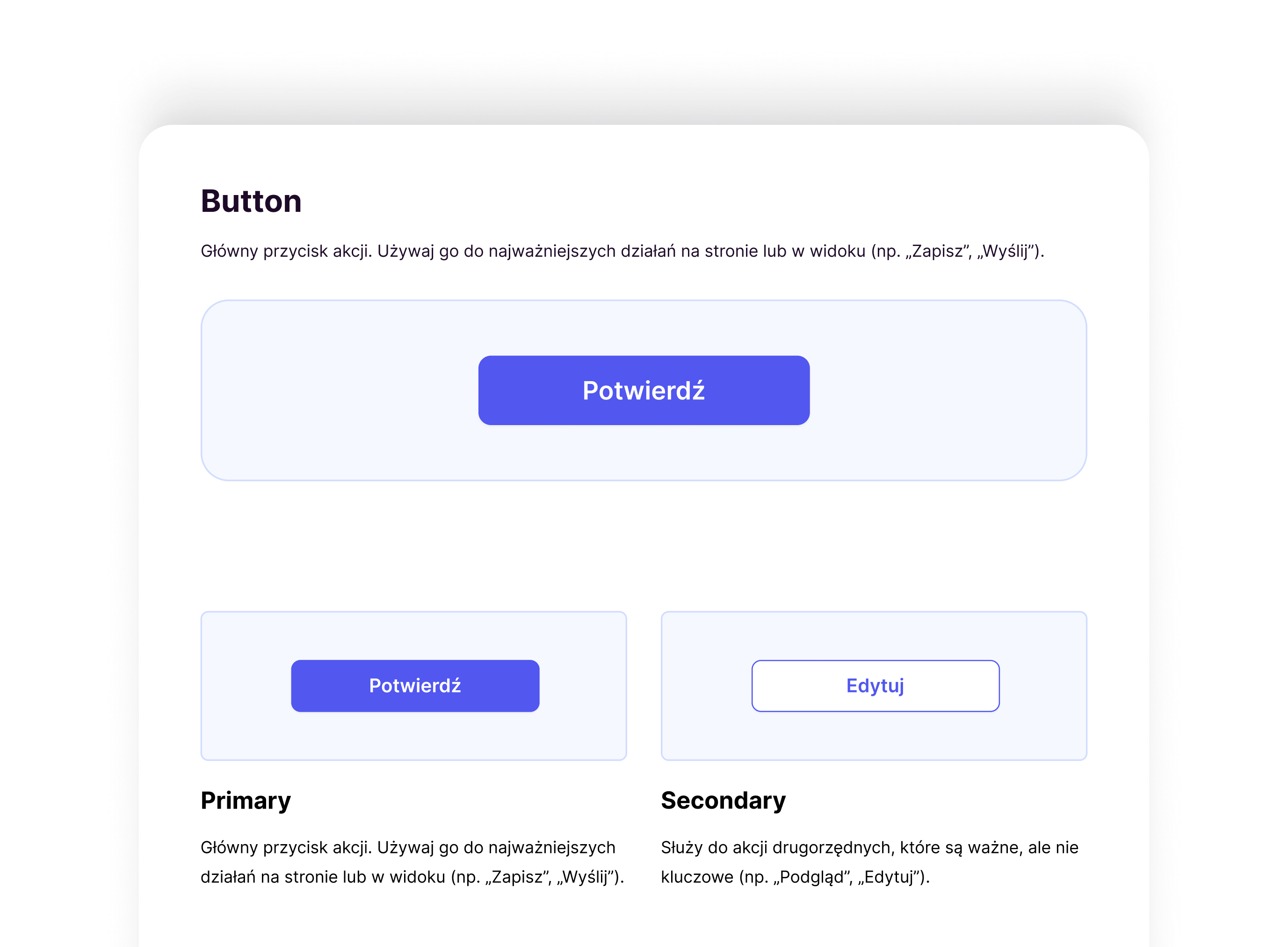 Dokumentacja komponentów